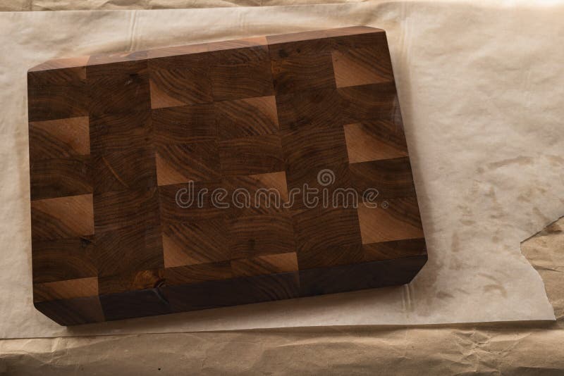 Food Safe Oil Finish Applied On Walnut Cutting Board Composition