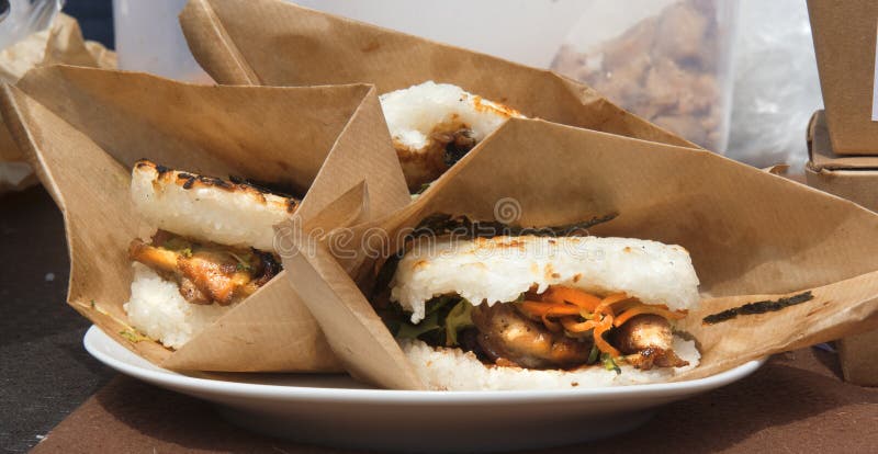 Asian street food cooking stock photo. Image of demonstration - 118025898
