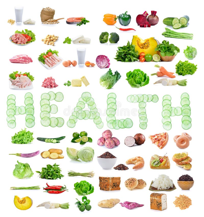 Food Sources Of Complex Carbohydrates,protein,vegetables Isolate Stock Image Image of cheese