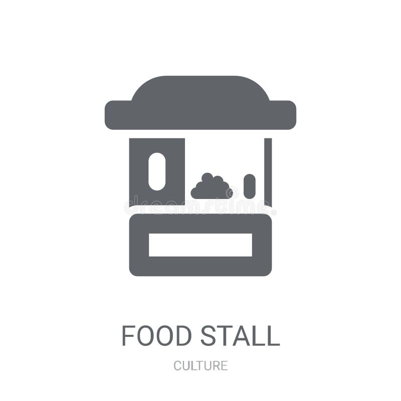 Food stall icon. Trendy Food stall logo concept on white background from Culture collection. Suitable for use on web apps, mobile apps and print media.