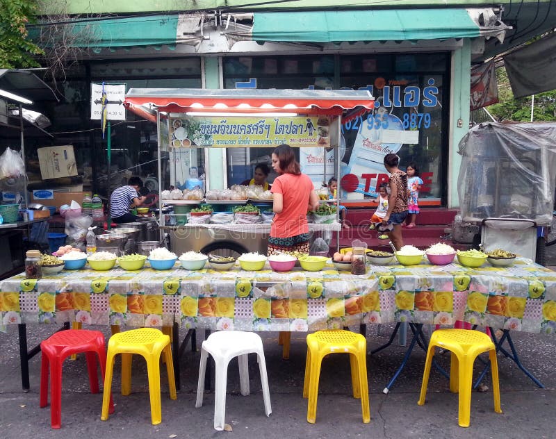 Food stall on the street