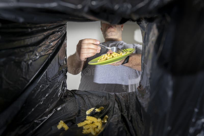 Food is Thrown in the Trash Stock Image Image of dustbin, apartment