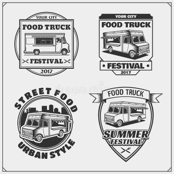 Food Logos Truck Stock Illustrations – 126 Food Logos Truck Stock ...