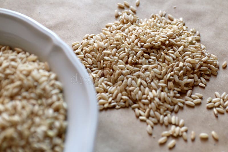Foods high in carbohydrate. Healthy eating, diet concept. Bread, rice cakes, brown rice, oats. stock image Foods high in carbohydrate. Healthy eating, diet concept. Bread, rice cakes, brown rice, oats. stock image