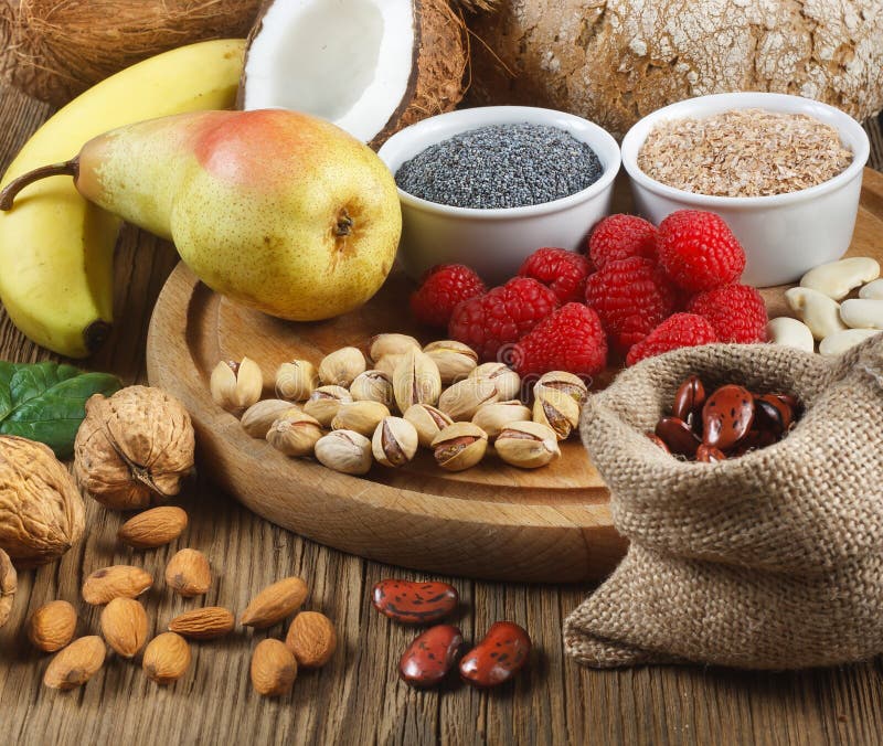 Foods rich in fiber