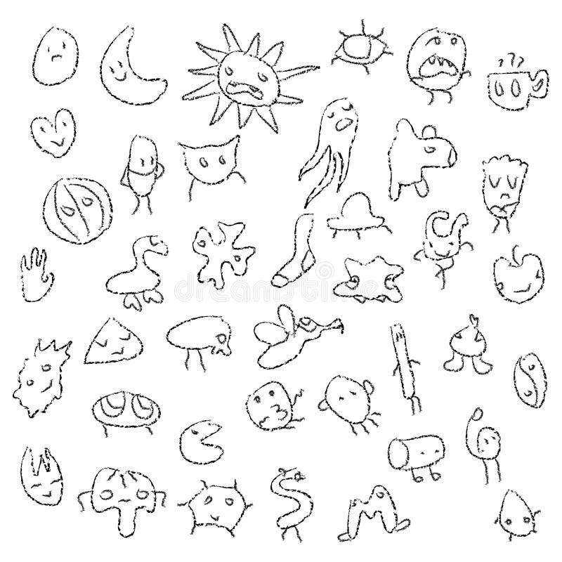 random easy drawings doodles