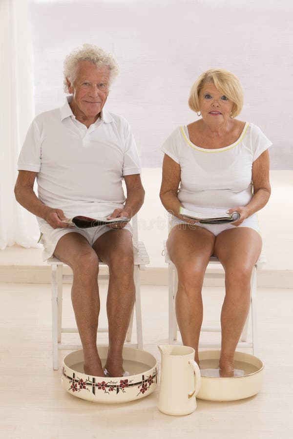 Amusing Senior Couple Partying Stock Photo Image of good, couple