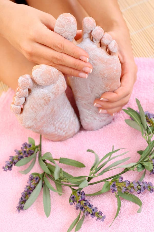 Foot care and massage stock image. Image of care, hygiene 36926783