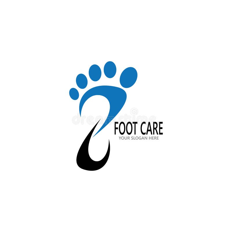 Foot Care Health Icon and Symbol Vector Stock Vector Illustration of