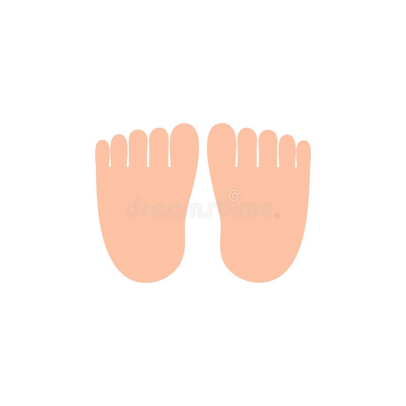 Foot Finger Icon Logo Vector Stock Vector Illustration of disease