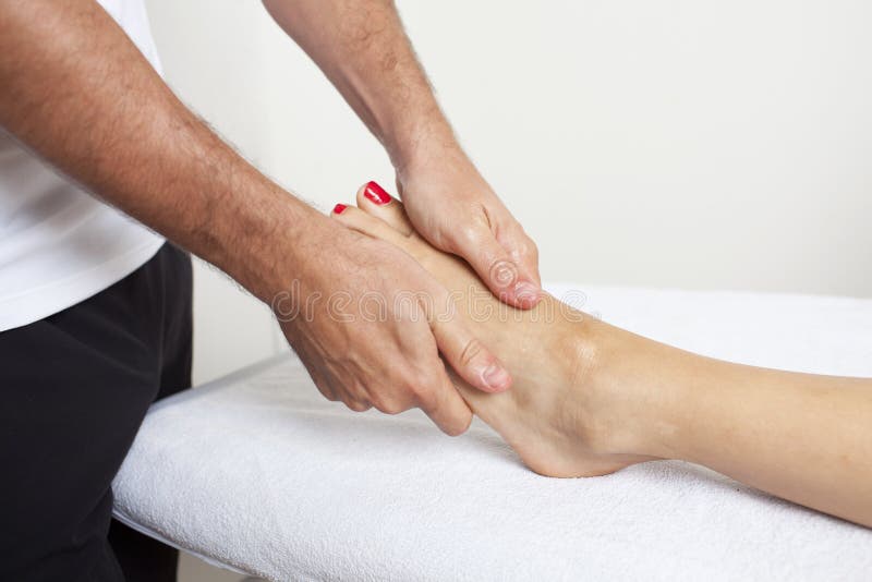 Foot massage stock photo. Image of muscle, medical, patient 33242056
