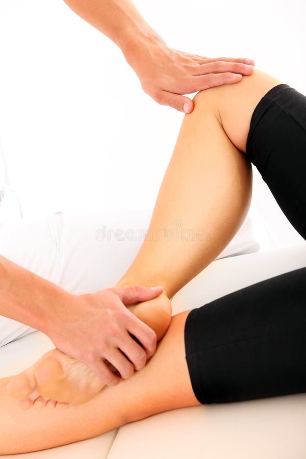 Foot therapy stock photos