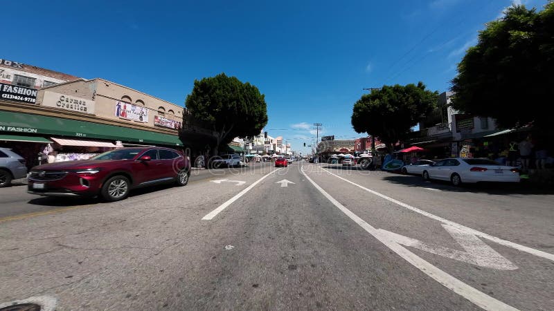 Los Angeles Downtown Fashion District Olympic Blvd Eastbound 01 Front ...