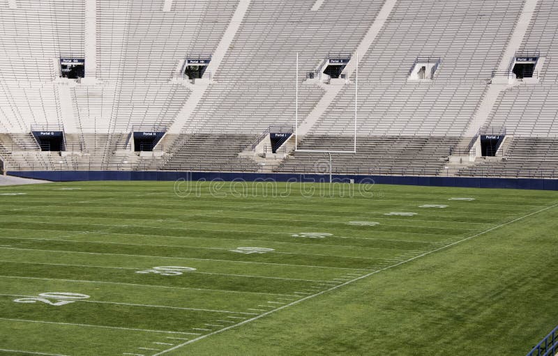 Footbal Stadium field royalty free stock photography