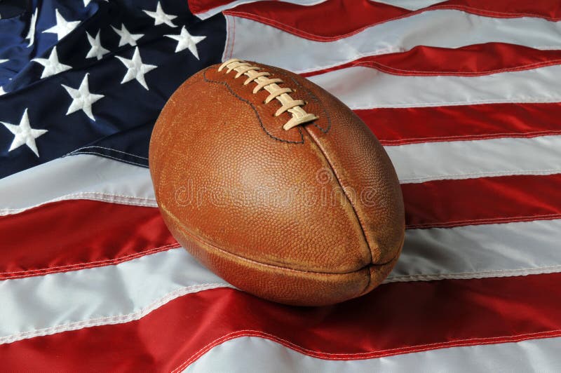 American Flag and Soccer Ball Stock Photo Image of team, america