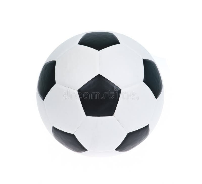 Football ball on white background