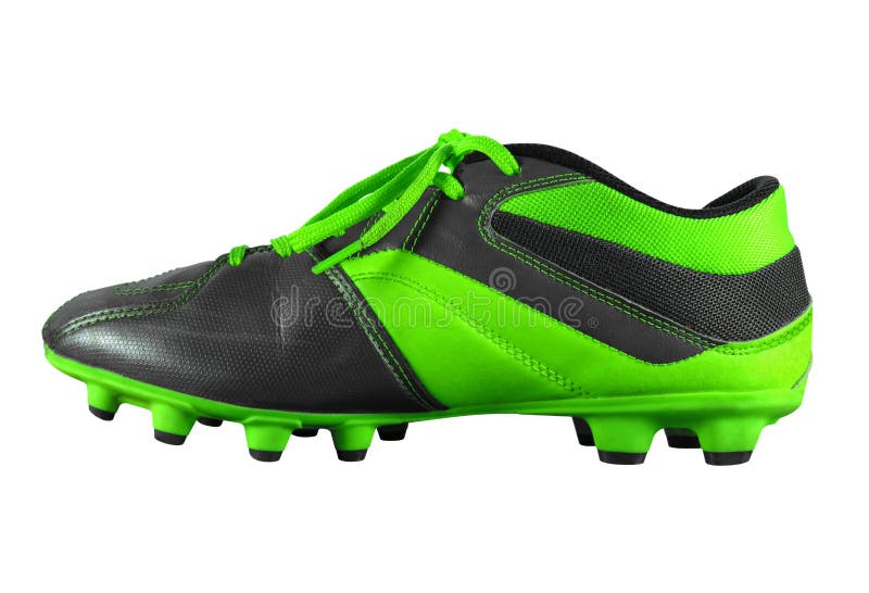 Football Boots Isolated Green Stock Image Image of cleats, green 92249705