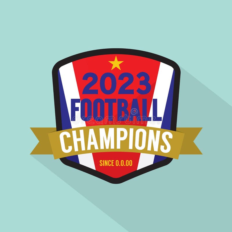 Football Champions Badge Vector Illustration 255256470 