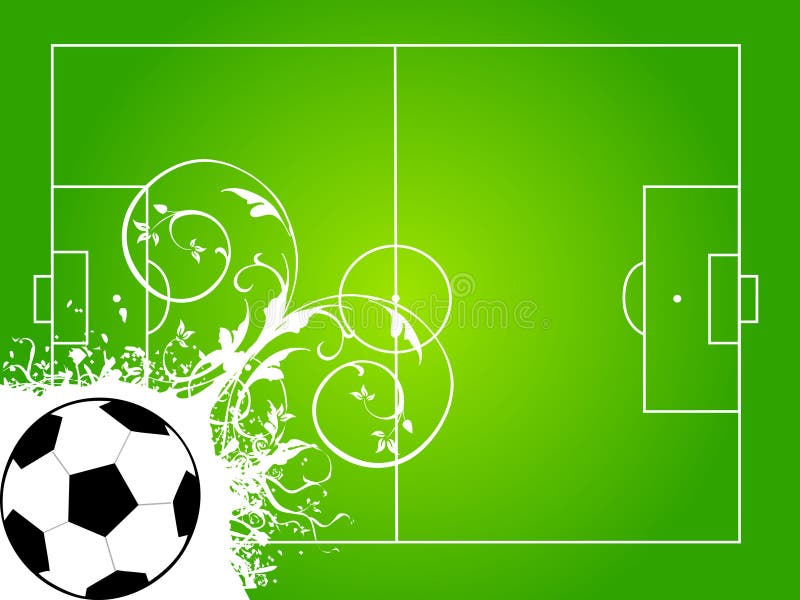 Football Court Stock Images Image 5453194