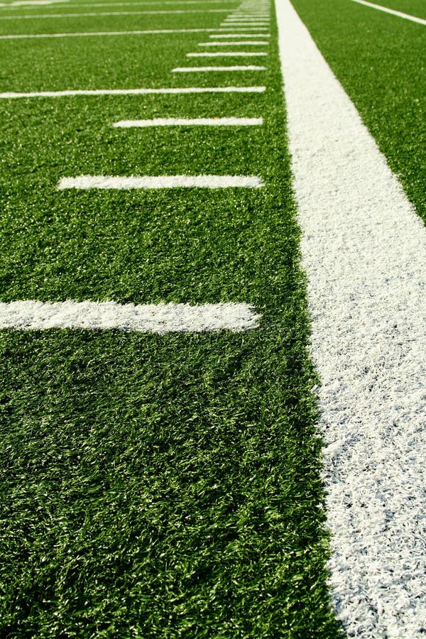 Football field stock photo