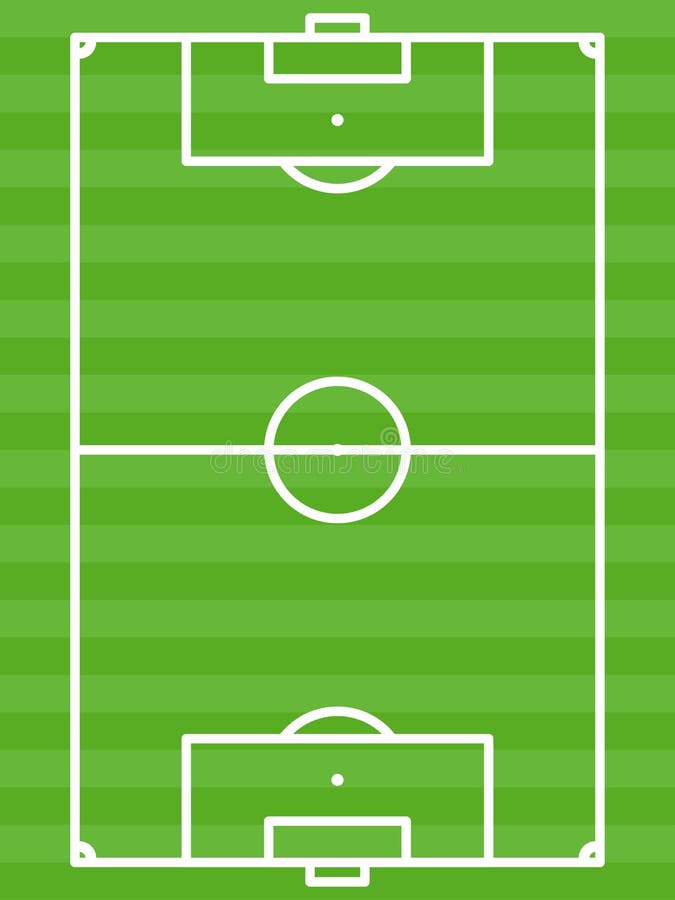 Football field green - vector illustration stock illustration