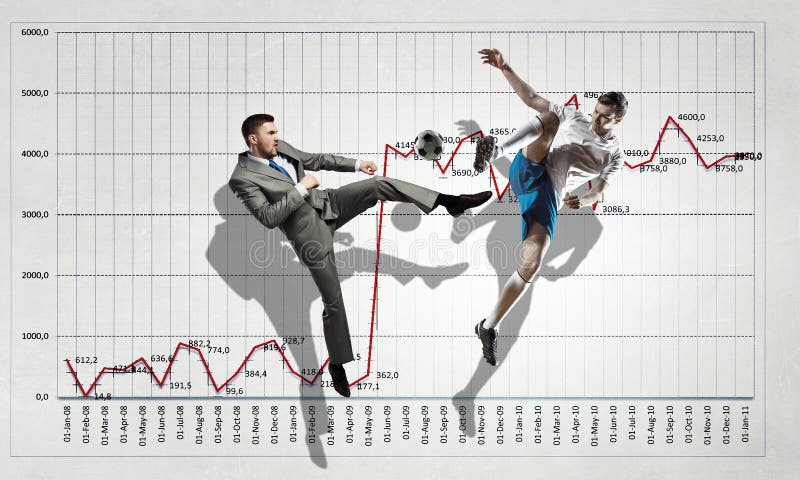 Football game statistics . Mixed media stock photography Football game statistics . Mixed media stock photography