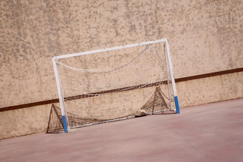 Football Goal stock photo. Image of team, wall, line 88117024