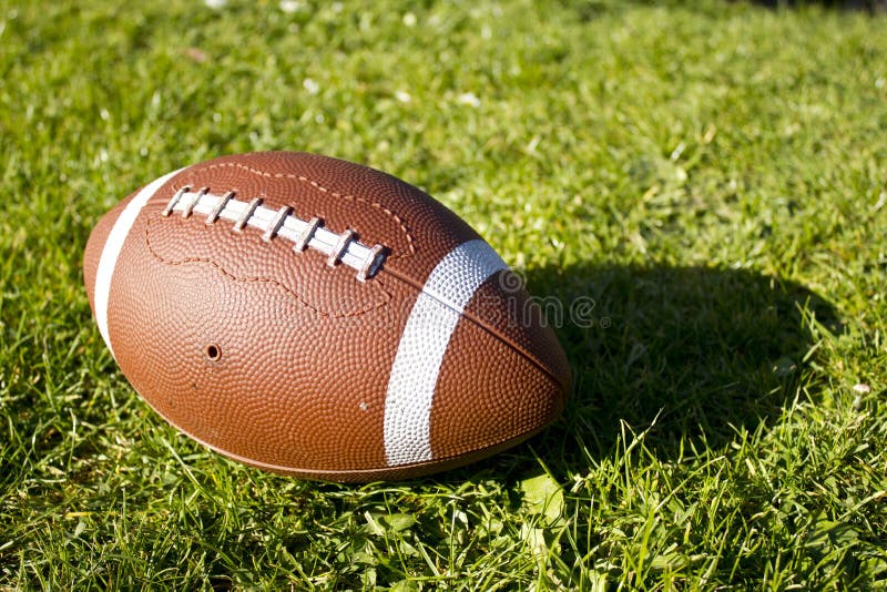 Football on the grass stock photo. Image of super, grass 28982646