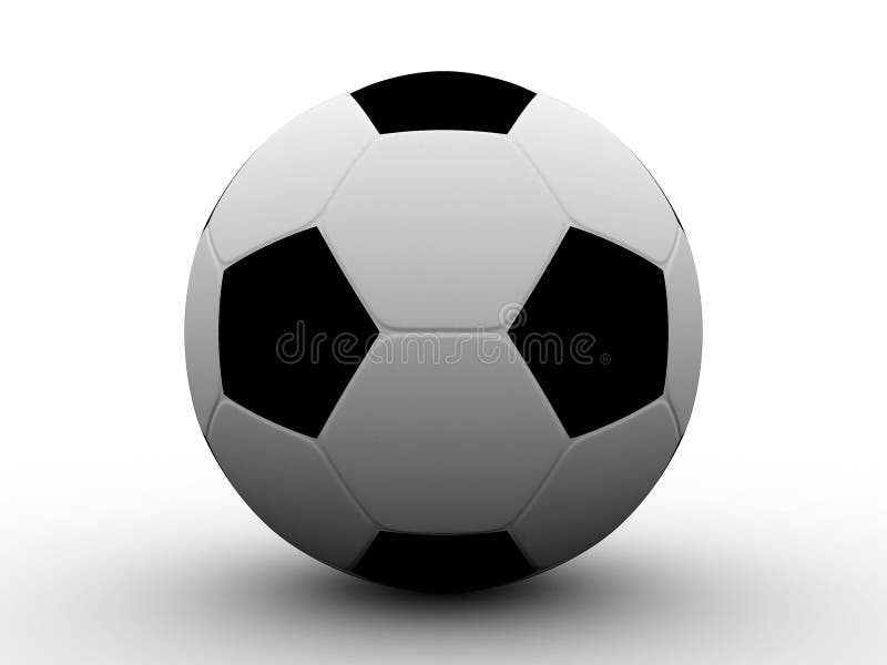 Football Isolated On White Background Stock Illustration Illustration