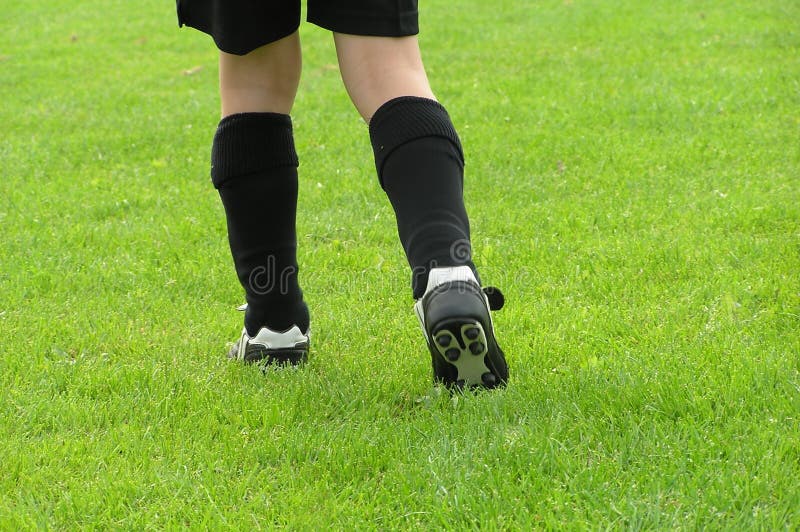 Football legs stock photo. Image of green, player, background 214202
