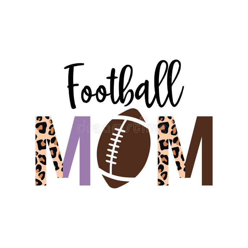 Football Mamma Player Team american flaggade familjeräsarbrodersyster faster grnadma tub tre spelare anpassat namntypsnitt royaltyfri illustrationer