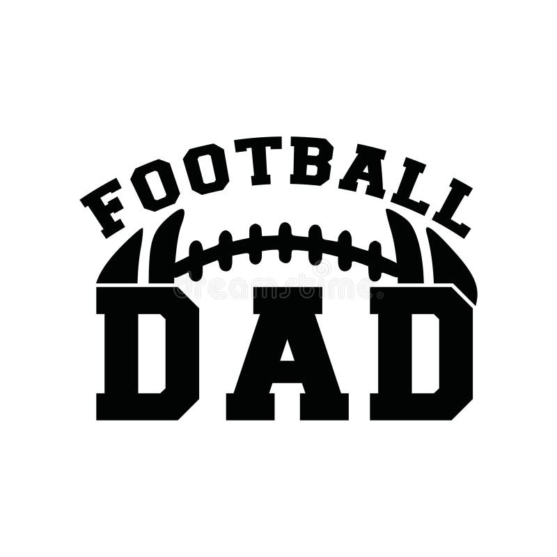 Football Mamma Player Team american flaggade familjeräsarbrodersyster faster grnadma tub tre spelare anpassat namntypsnitt vektor illustrationer