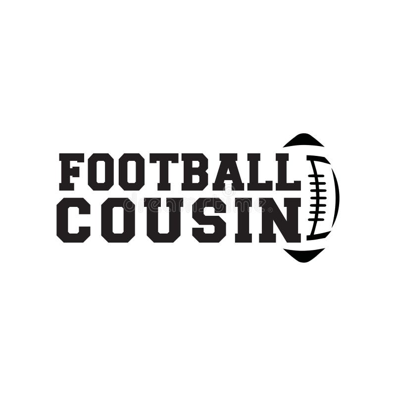 Football Mamma Player Team american flaggade familjeräsarbrodersyster faster grnadma tub tre spelare anpassat namntypsnitt vektor illustrationer