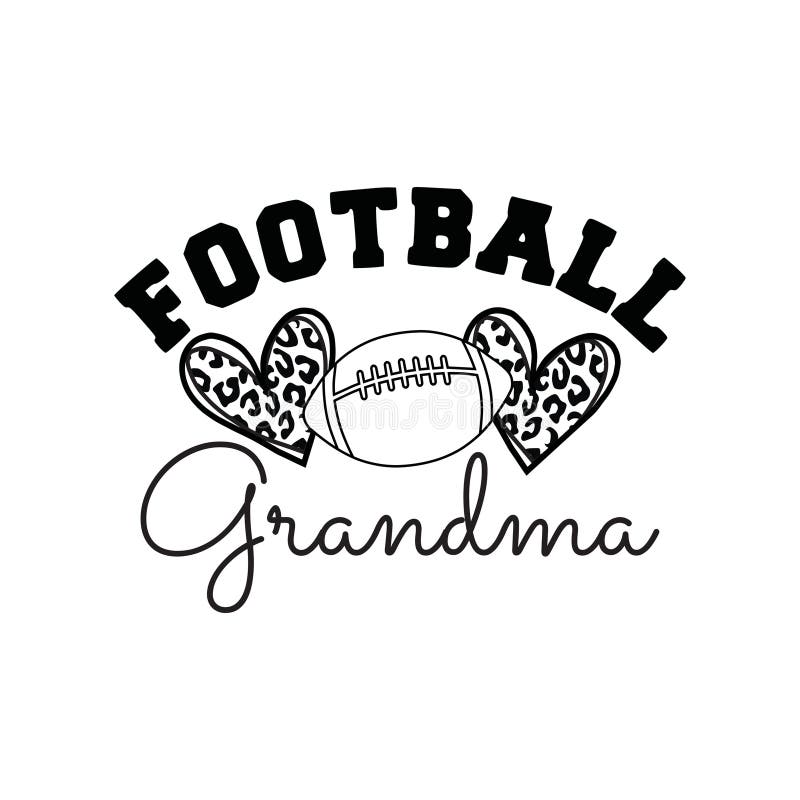 Football Mamma Player Team american flaggade familjeräsarbrodersyster faster grnadma tub tre spelare anpassat namntypsnitt royaltyfri illustrationer