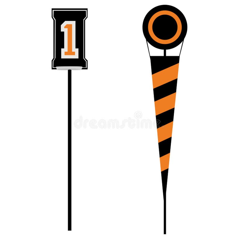 Down Football Markers Stock Illustrations – 28 Down Football Markers