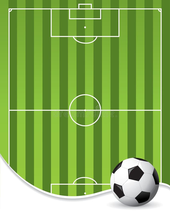 Football pitch background stock vector. Illustration of soccer - 13193458