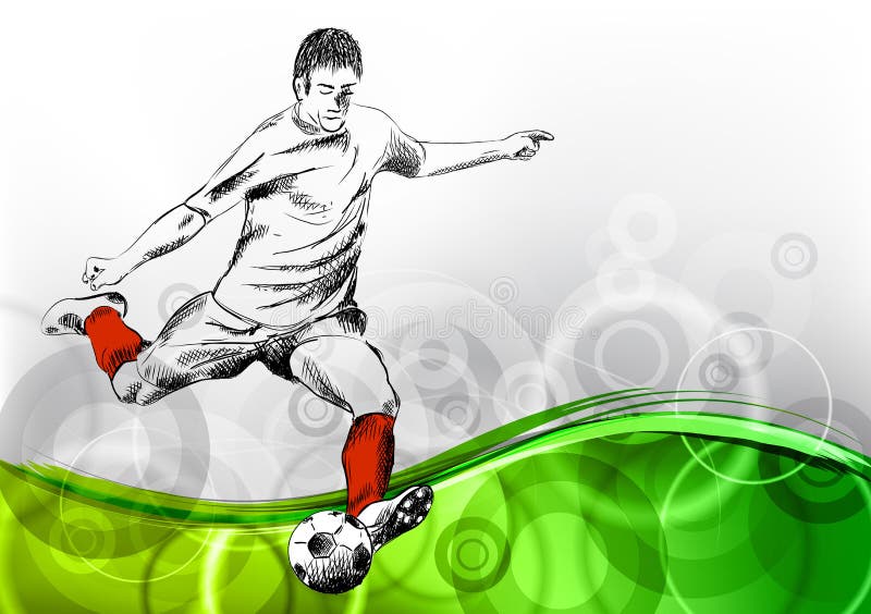 Football Player Royalty Free Stock Image - Image: 19805026