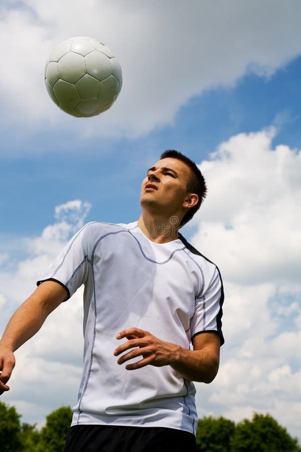 Football player royalty free stock photo