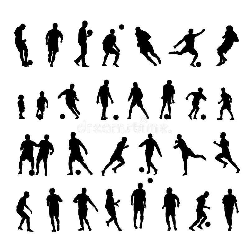 Football player silhouette 30