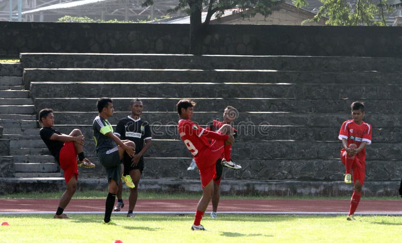 Football players stock photos