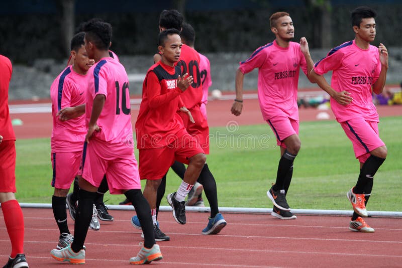 Football players royalty free stock photography