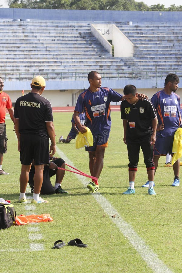 Football players royalty free stock photo