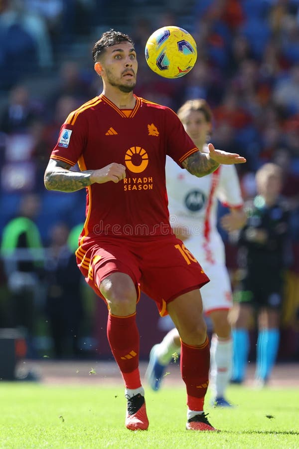 Leandro Paredes Roma Controls Ball During Editorial Stock Photo - Stock  Image