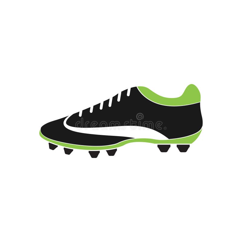 Football Shoe Graphic Design Template Vector Isolated Stock