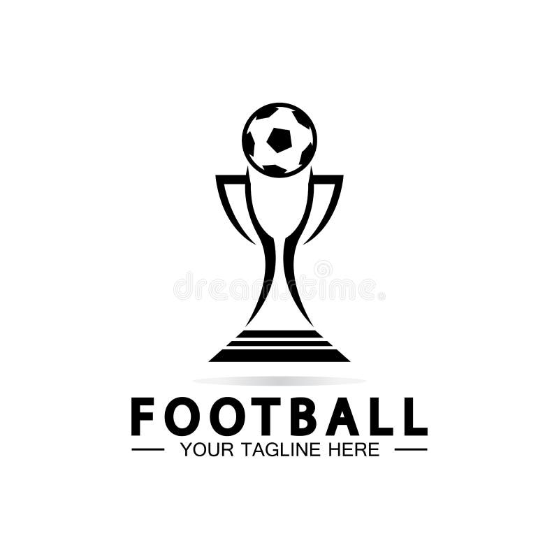 Soccer champion logo Royalty Free Vector Image