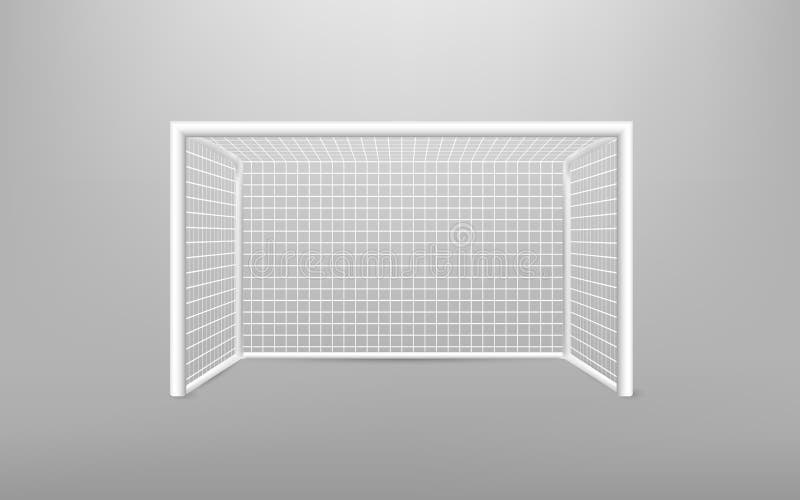 Football Soccer Goal Realistic Sports Equipment Football Goal With Shadow Isolated On Transparent Background Vector Illustratio Stock Vector Illustration Of Goalkeeper Competitive