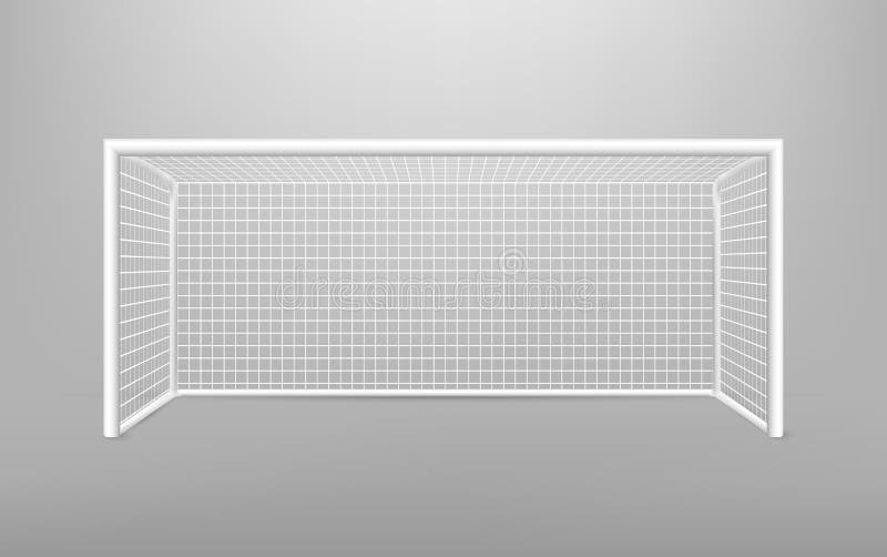Football Soccer Goal Realistic Sports Equipment Football Goal With Shadow Isolated On Transparent Background Vector Illustratio Stock Vector Illustration Of Goalkeeper Competitive