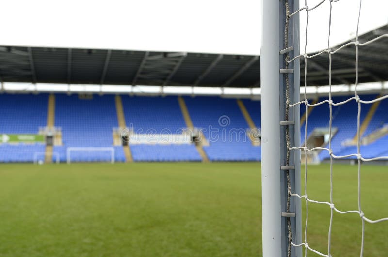 Football or soccer stadium stock photo. Image of closeup 41158282