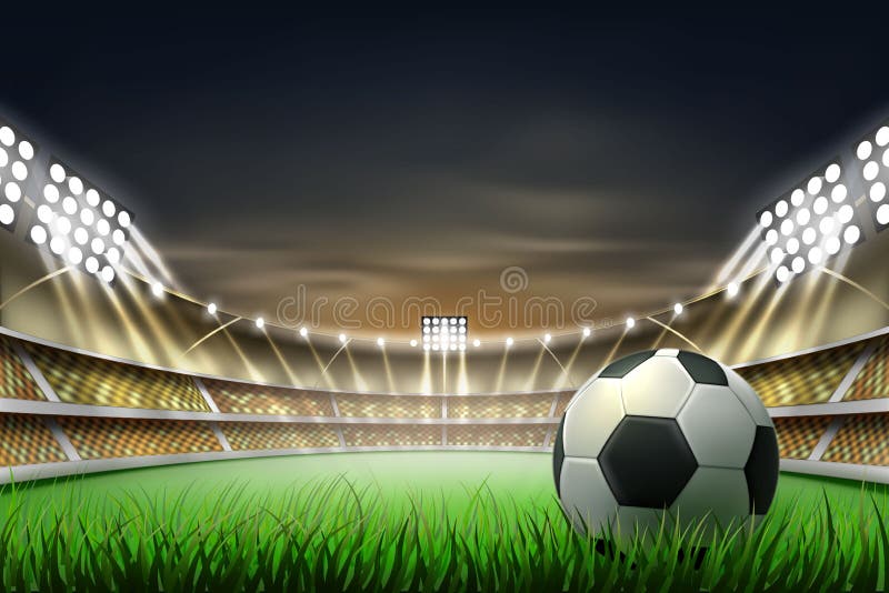 Football stdium editorial stock image. Image of soccer - 37923389