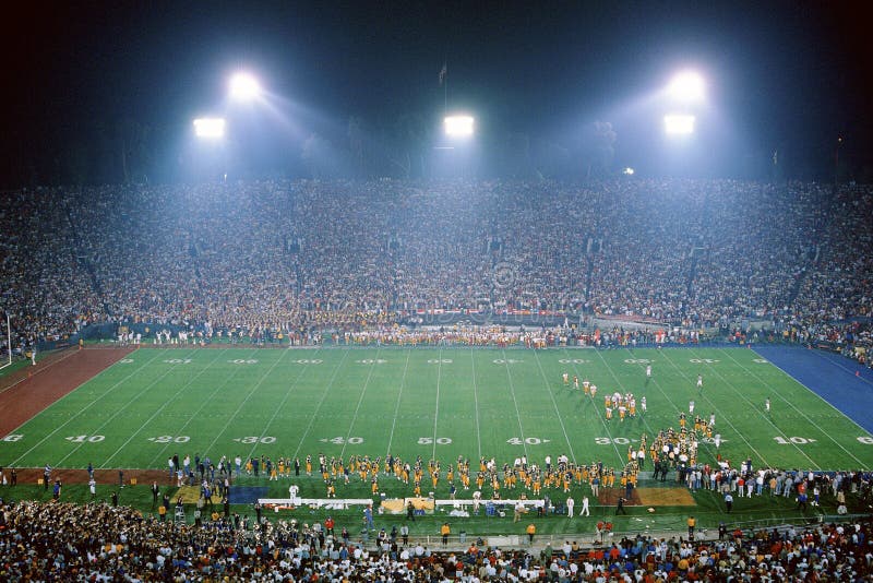 Image Of Two Football Players At Stadium Stock Photo, Picture and Royalty  Free Image. Image 19976658.